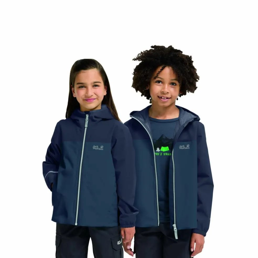 Jack Wolfskin ADVENTURETRIBE 2L JKT K Kinder - Regenjacke