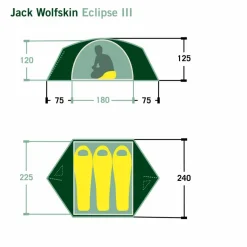 Jack Wolfskin ECLIPSE III - Kuppelzelt