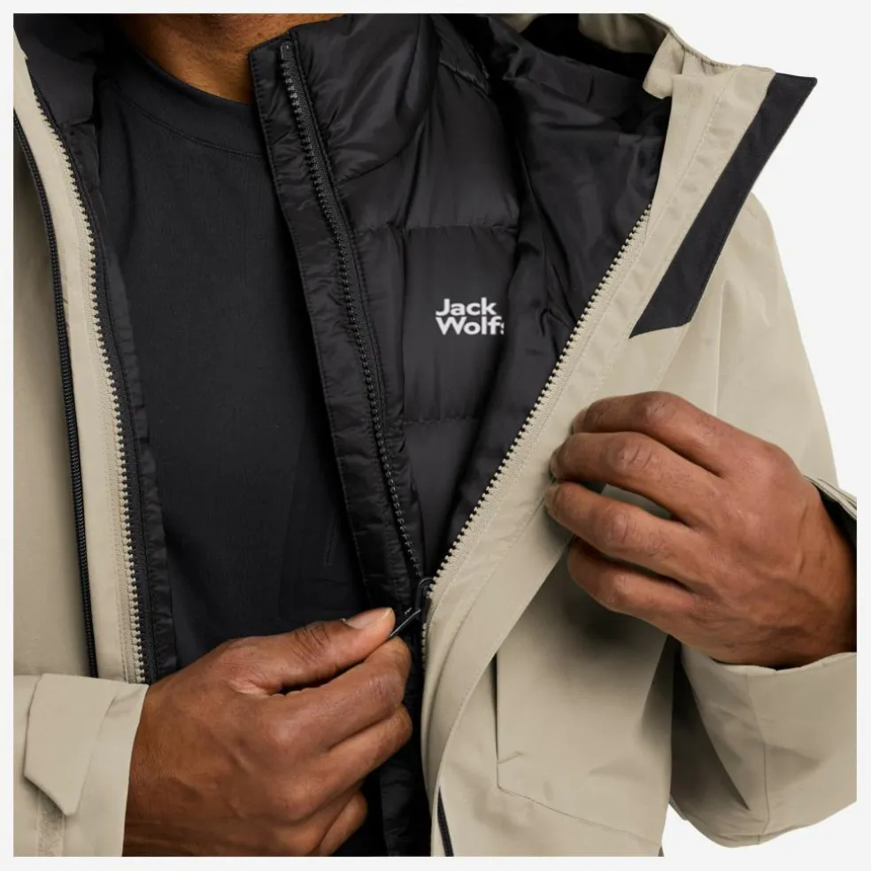 Jack Wolfskin ICECAPE 3IN1 DOWN JKT M DOWN RDS Herren - Doppeljacke