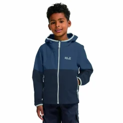 Jack Wolfskin SANDBIRD HOODED JKT K Kinder - Softshelljacke