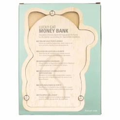 Kikkerland LUCKY CAT MONEY BANK
