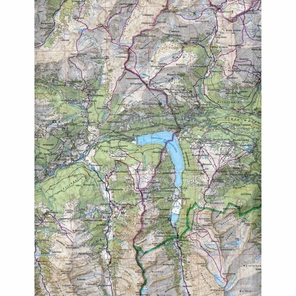 KITZBÜHLER ALPEN WEST SKIAUSGABE - Winterwanderkarte