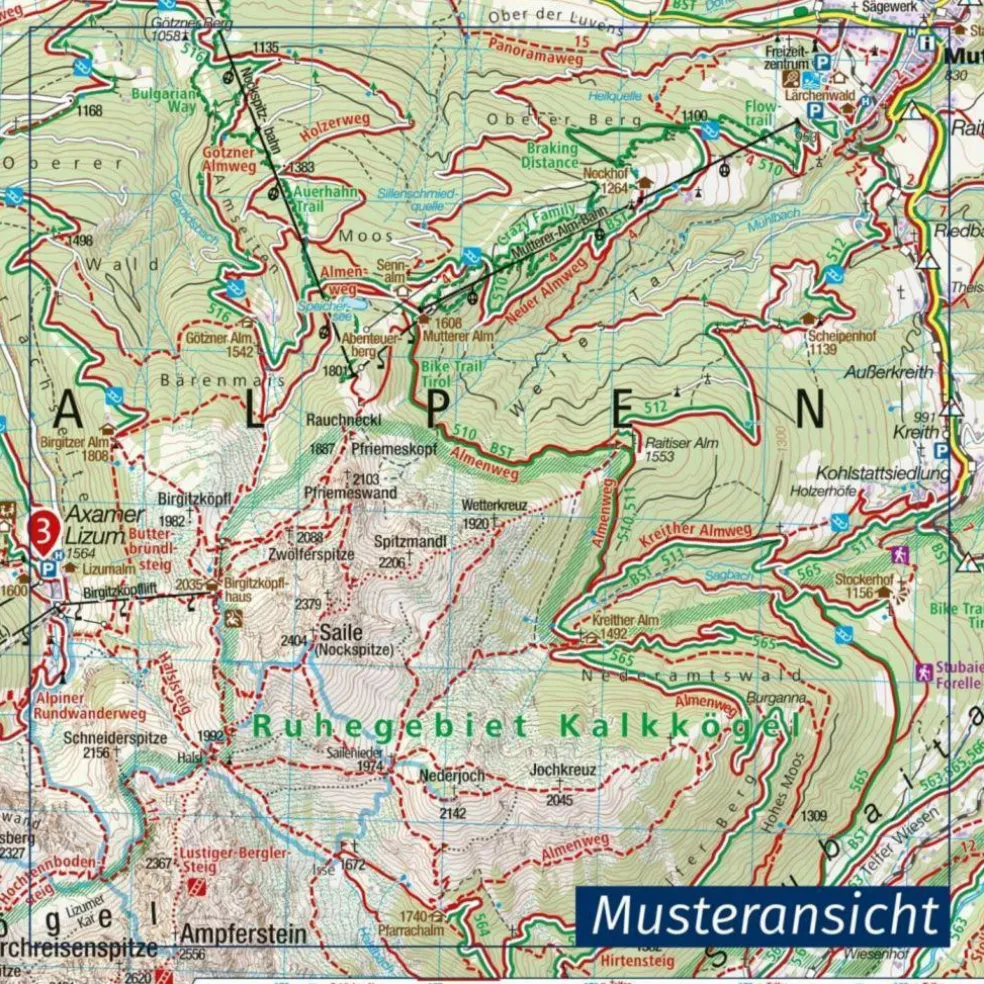 KOKA 705 AMRUM, FÖHR, LANGENEß - Wanderkarte