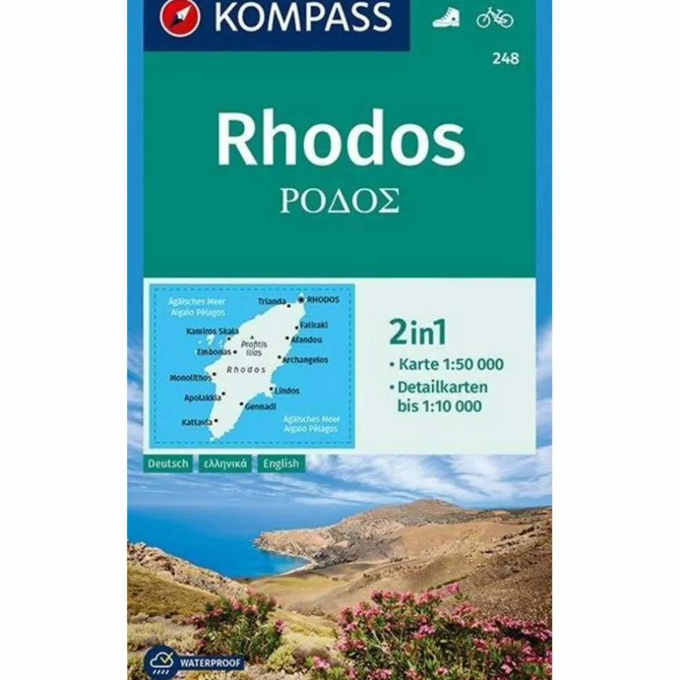 KOKA 248 RHODOS - Wanderkarte