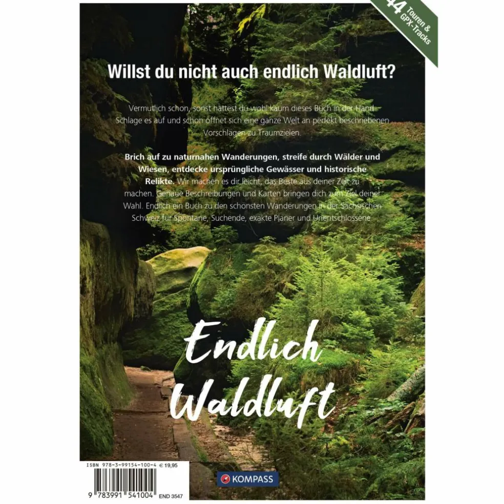 KOMPASS ENDLICH WALDLUFT - SÄCHSISCHE SCHWEIZ - Wanderführer
