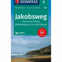 KOMPASS WANDERFÜHRER JAKOBSWEG CAMINO DEL NORTE, 36 ETAPPEN