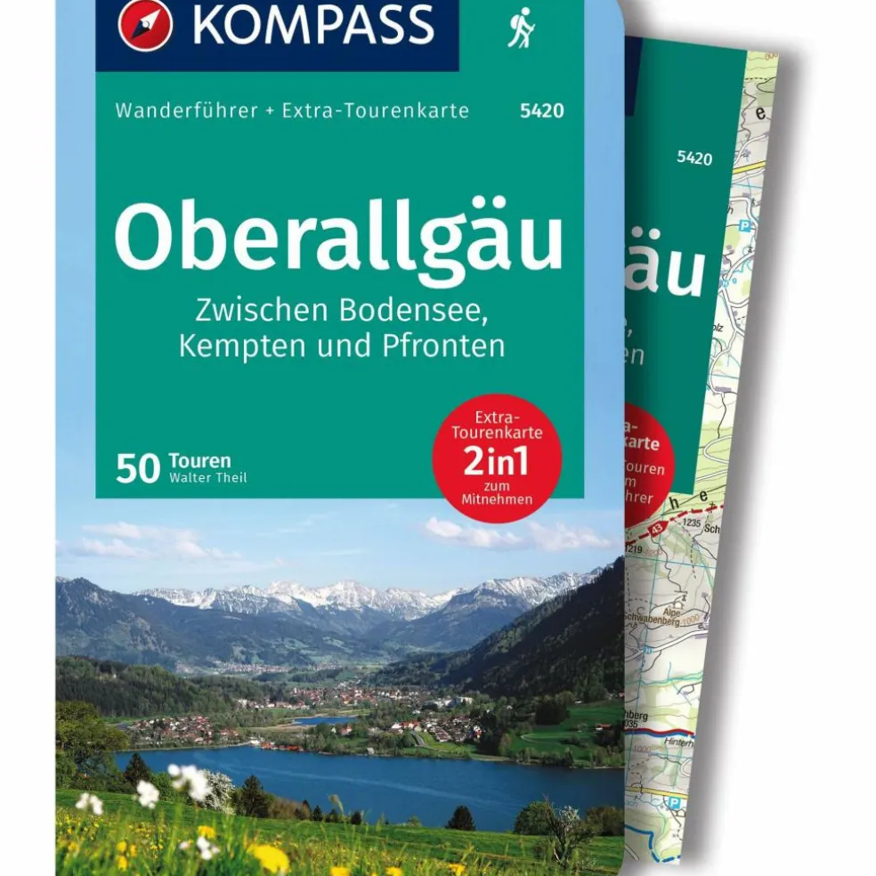 KOMPASS WANDERFÜHRER OBERALLGÄU, 50 TOUREN