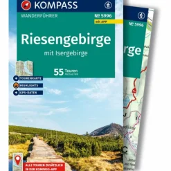 KOMPASS WANDERFÜHRER RIESENGEBIRGE MIT ISERGEBIRGE 55 TOUREN