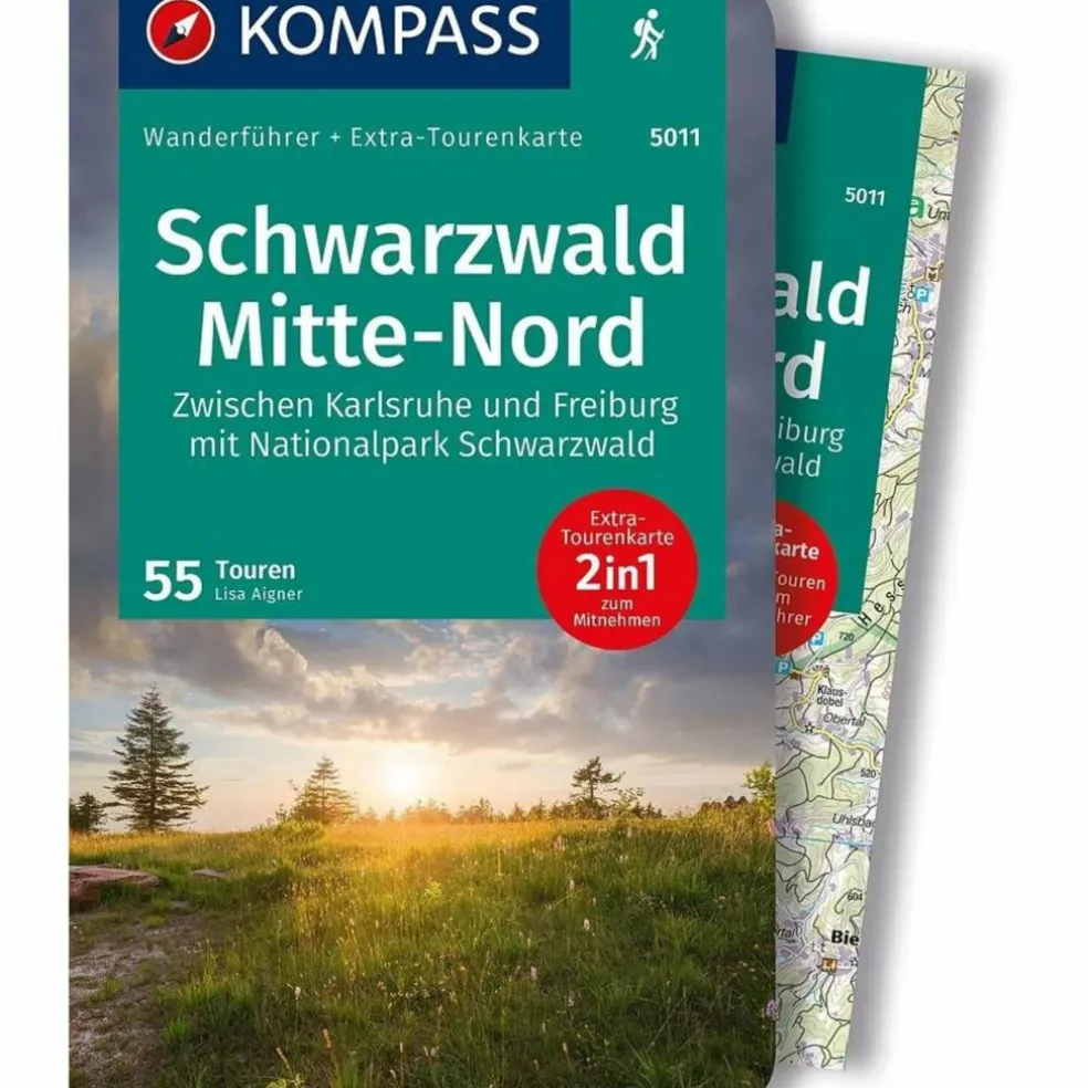 KOMPASS WANDERFÜHRER SCHWARZWALD NORD, 50 TOUREN