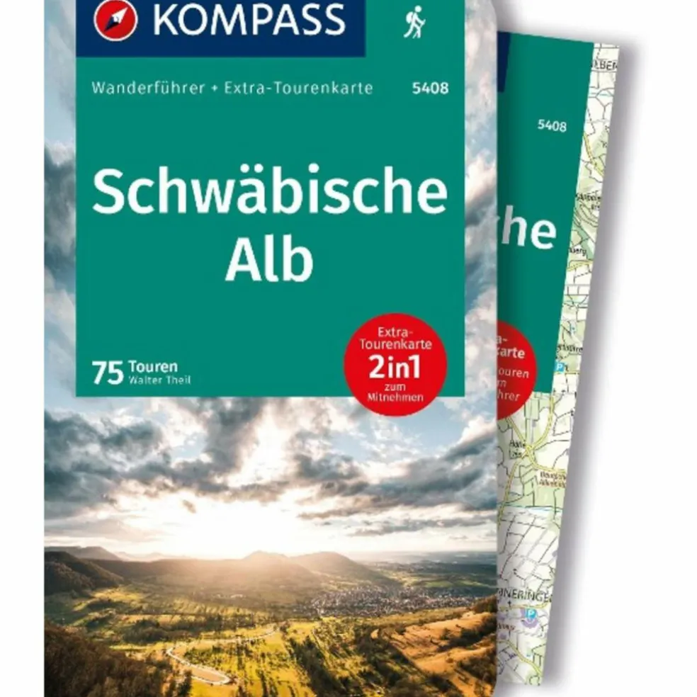 KOMPASS WANDERFÜHRER SCHWÄBISCHE ALB, 75 TOUREN