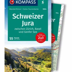 KOMPASS WANDERFÜHRER SCHWEIZER JURA, 55 TOUREN - Wanderführer