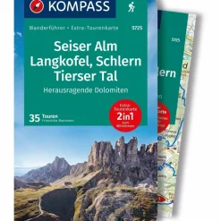 KOMPASS WANDERFÜHRER SEISER ALM, LANGKOFEL, SCHLERN