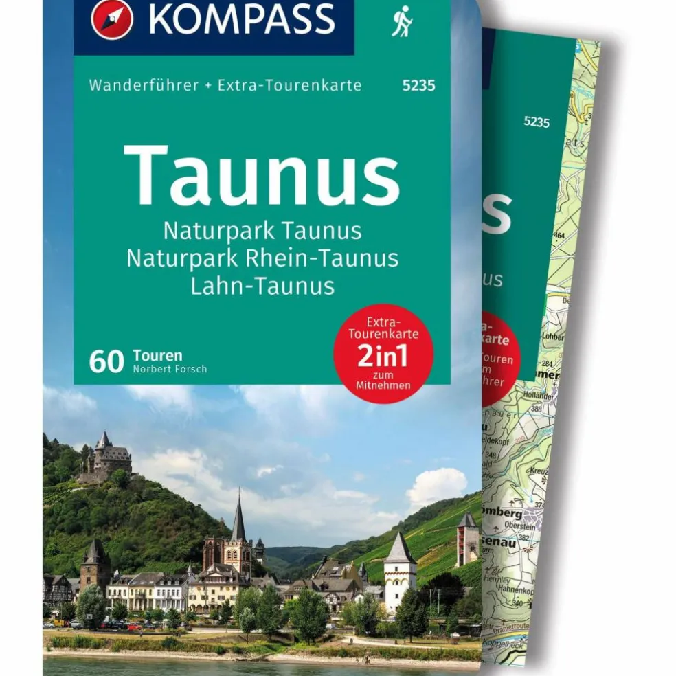 KOMPASS WANDERFÜHRER TAUNUS, NATURPARK TAUNUS