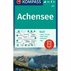 KOMPASS WANDERKARTE 027 ACHENSEE 1:35.000
