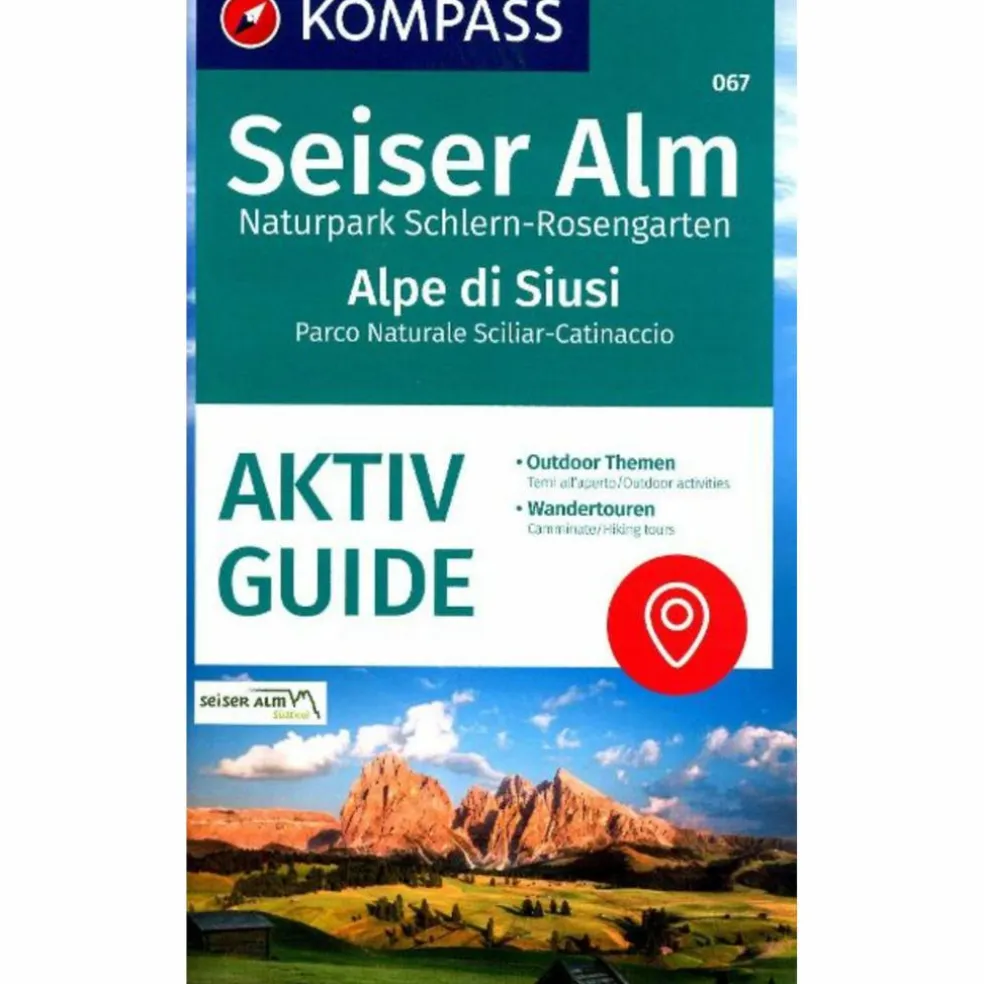 KOMPASS WANDERKARTE 067 SEISER ALM, SCHLERN-ROSENGARTEN