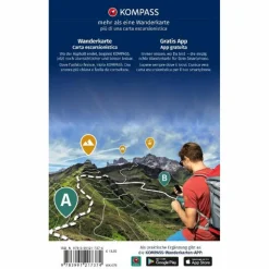 KOMPASS WANDERKARTEN-SET 078 SÜDTIROLER WEINSTRAßE, MERAN