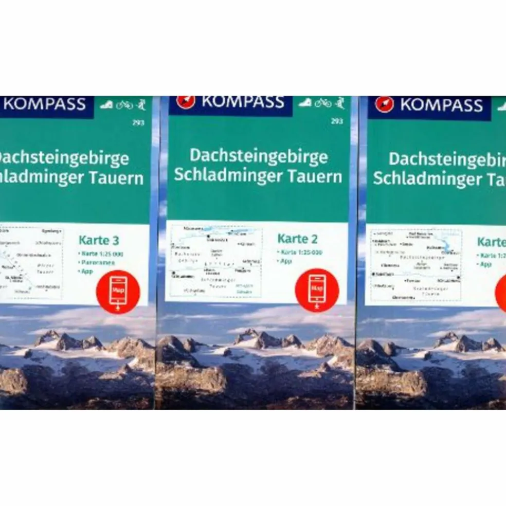 KOMPASS WANDERKARTEN-SET 293 DACHSTEINGEBIRGE