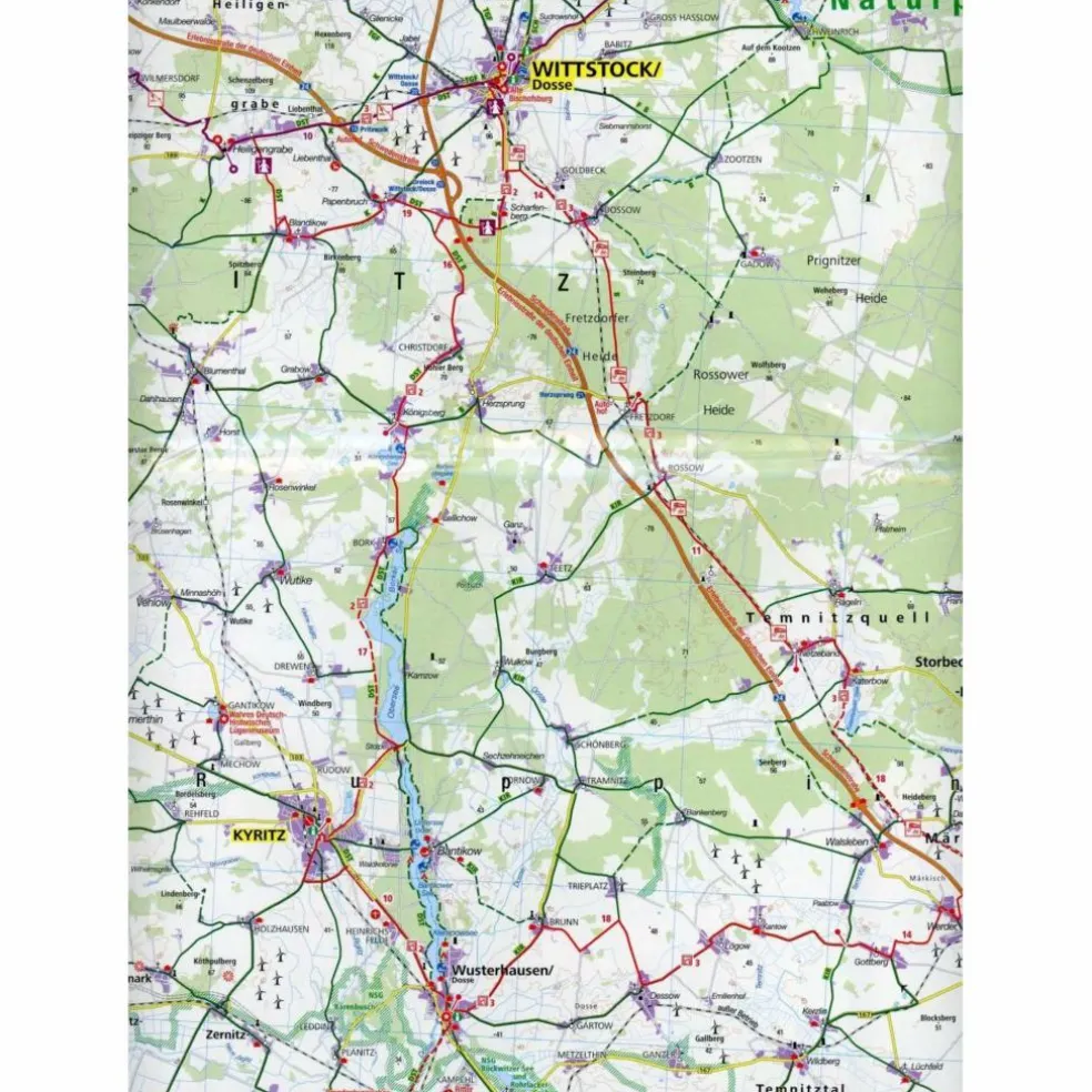 KORA 3705 SACHSEN-ANHALT NORD - Fahrradkarte