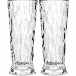 KOZIOL SUPERGLAS BIERGLAS 500ML CLUB NO. 11 SET OF 2 - Campinggeschirr
