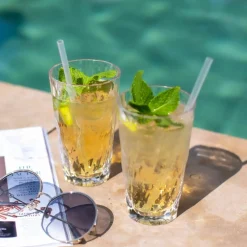 KOZIOL SUPERGLAS LONGDRINK GLAS 300ML CLUB NO. 6 SET OF 2 - Campinggeschirr