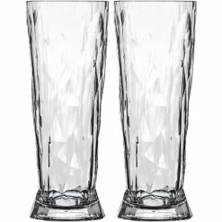 KOZIOL SUPERGLAS WEIZENGLAS 300ML CLUB NO. 10 SET OF 2 - Campinggeschirr