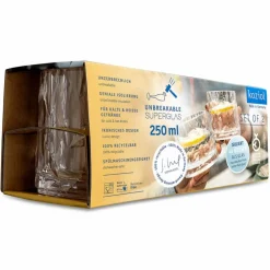 KOZIOL SUPERGLAS WHISKEYGLAS 250ML CLUB NO. 2 SET OF 2 - Campinggeschirr