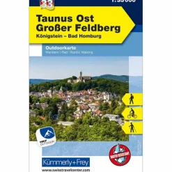 KUF DEUTSCHLAND OUTDOORKARTE 33 TAUNUS OST, GROßER FELDBERG - Wanderkarte