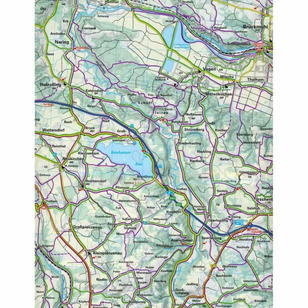 KUF OUTDOORKARTE 05. TEGERNSEE - Wanderkarte