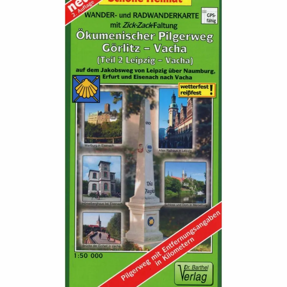 ÖKUMENISCHER PILGERWEG GÖRLITZ-VACHA - Wanderkarte