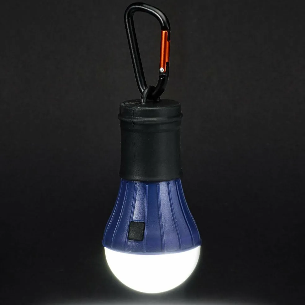 LED ZELTLAMPE MIT 6 LEDS BLAU - Laterne