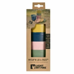 Light My Fire MYCUP'N LID SHORT 4-PACK - Becher