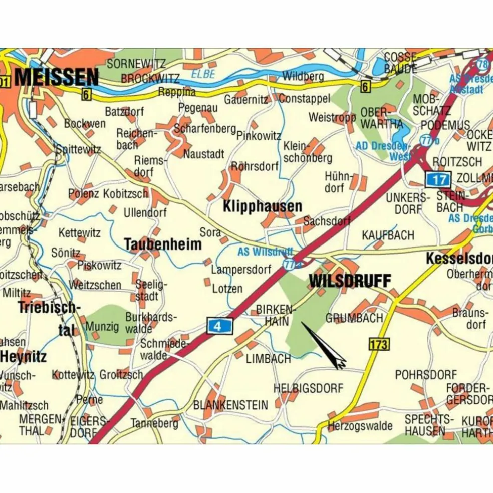 LINKSELBISCHE TÄLER - Wanderkarte