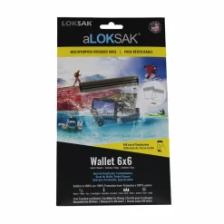Loksak ALOKSAK 6X6 WALLET (15.9X13.3 CM) 2 STÜCK, BRIEFTASCHE - Wertsachenaufbewahrung