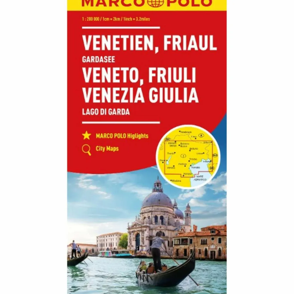 MARCO POLO REGIONALKARTE ITALIEN 04 VENETIEN, FRIAUL