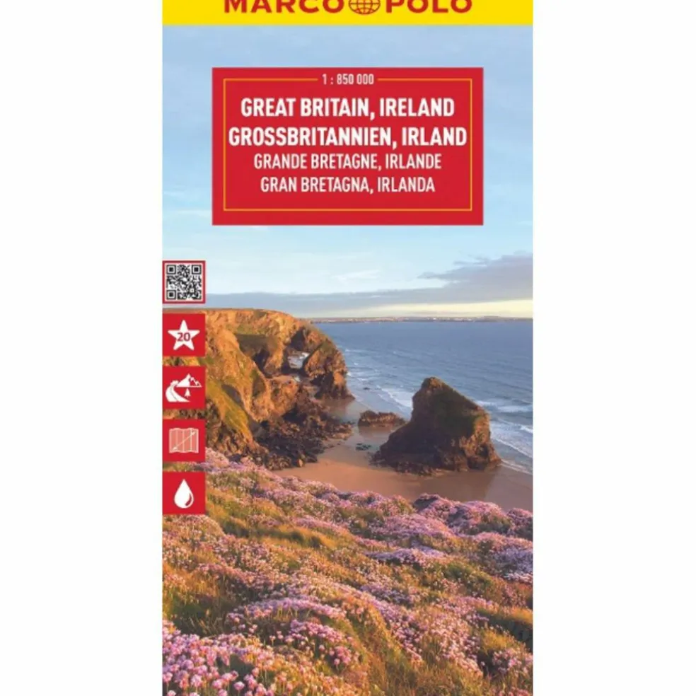 MARCO POLO REISEKARTE GROßBRITANNIEN 1:850.000 - Straßenkarte
