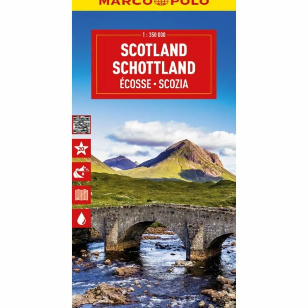 MARCO POLO REISEKARTE SCHOTTLAND 1:350.000 - Straßenkarte