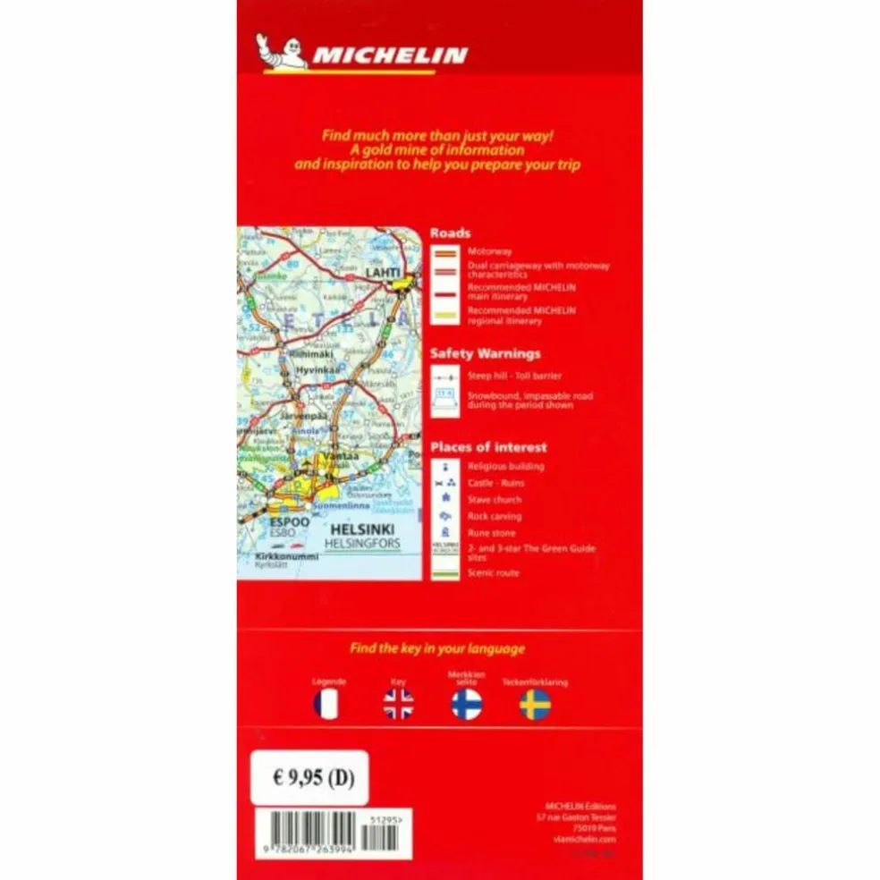MICHELIN FINNLAND - Straßenkarte