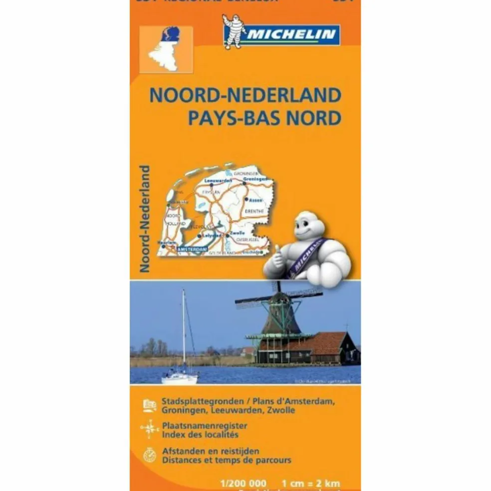 MICHELIN NIEDERLANDE NORD - Straßenkarte