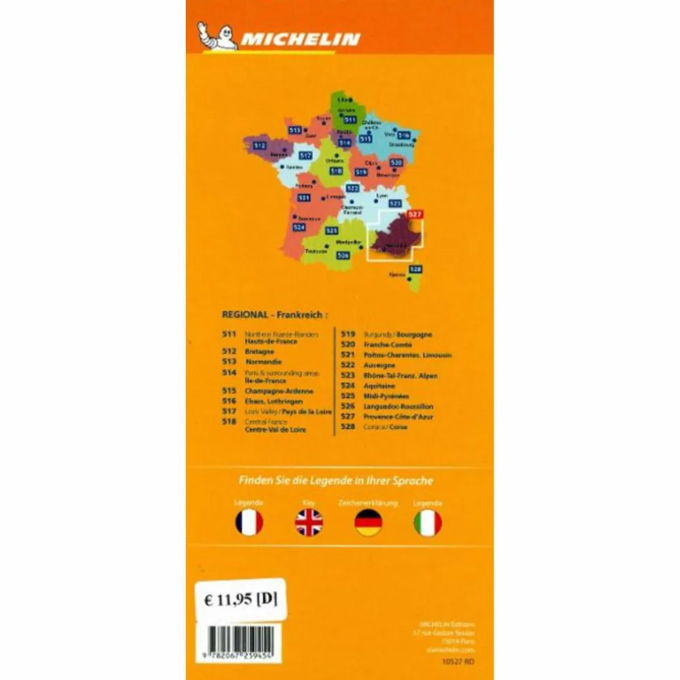 MICHELIN PROVENCE COTE D'AZUR - Straßenkarte