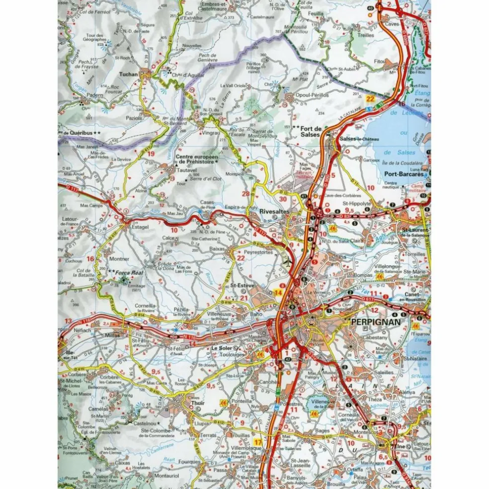 MICHELIN ROUSSILLON - Straßenkarte