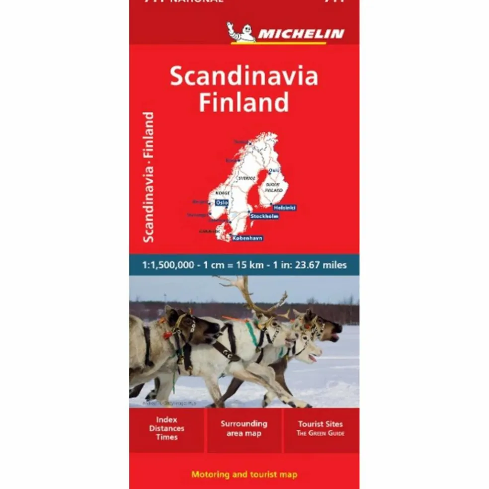 MICHELIN SCANDINAVIA FINLAND MAP 711 - Straßenkarte
