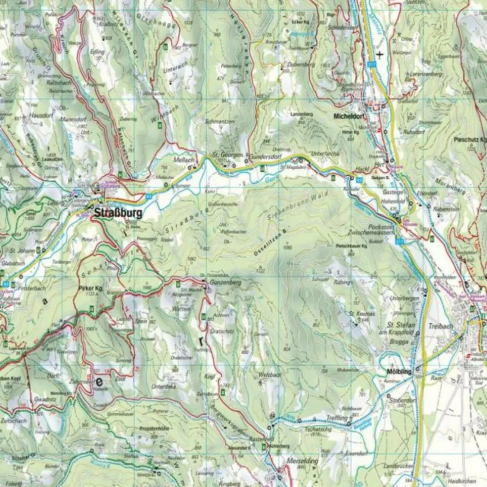 MITTELKÄRNTEN, WANDER-, RAD- UND FREIZEITKARTE 1:50.000 - Wanderkarte