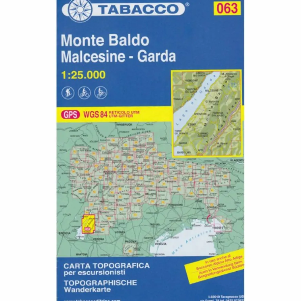 MONTE BALDO 1:25 000 - Wanderkarte