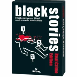 Moses Verlag BLACK STORIES - REAL CRIME EDITION - Reisespiel