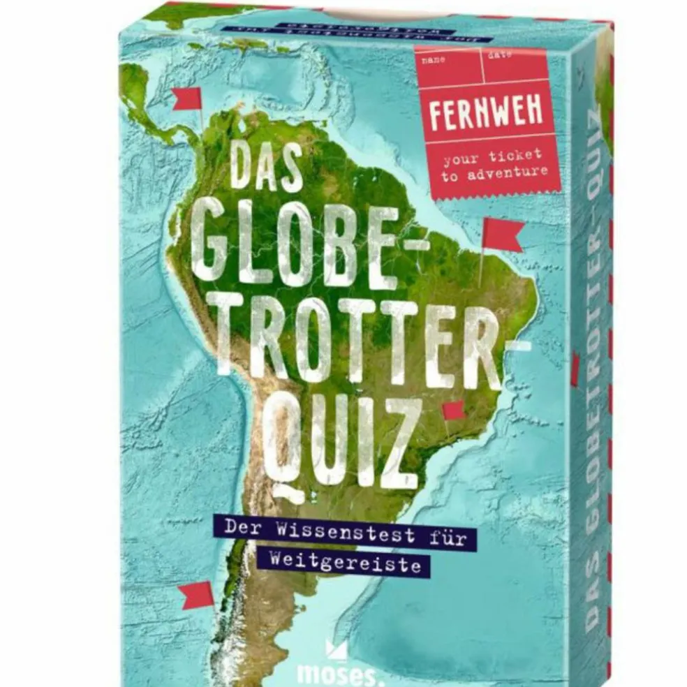 Moses Verlag DAS GLOBETROTTER-QUIZ - Reisespiel