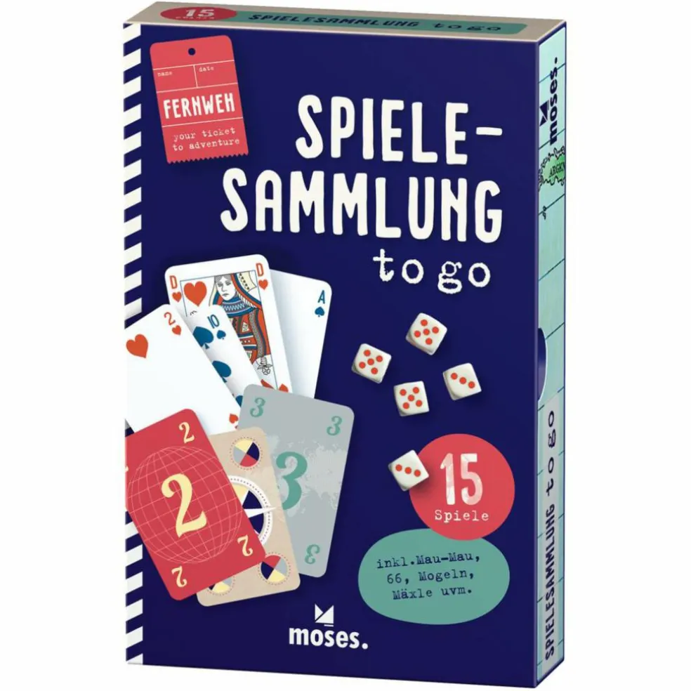 Moses Verlag SPIELESAMMLUNG TO GO - Reisespiel