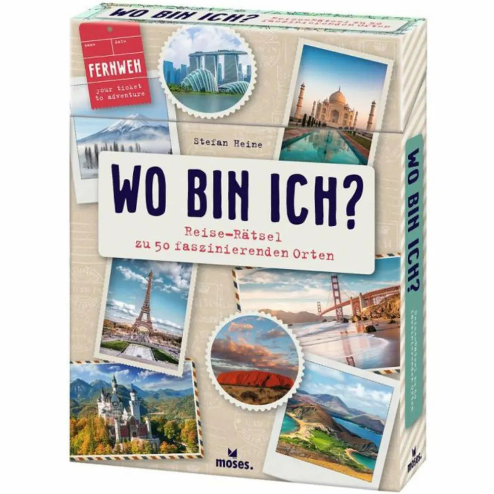Moses Verlag WO BIN ICH? - Reisespiel