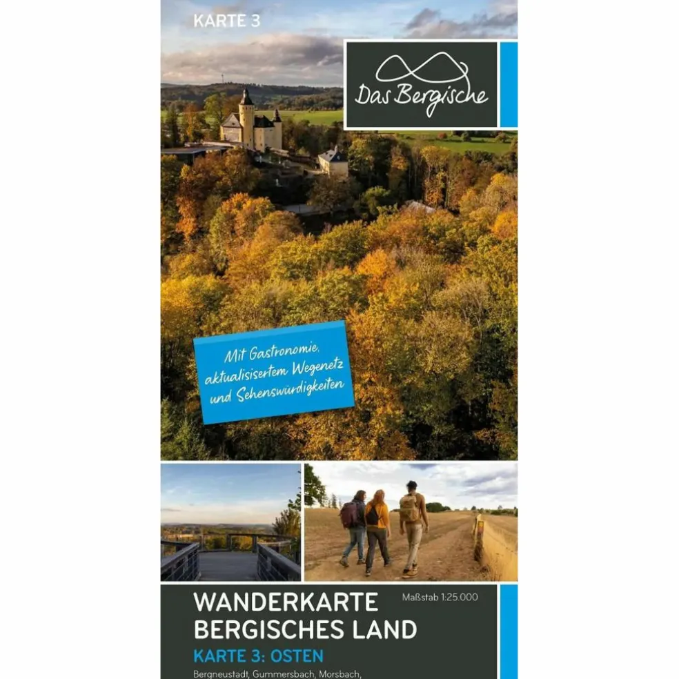 NATURPARK BERGISCHES LAND #3 1:25.000 - Wanderkarte