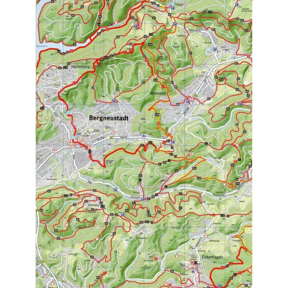 NATURPARK BERGISCHES LAND #3 1:25.000 - Wanderkarte