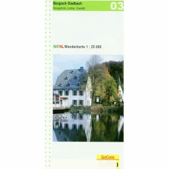 NRW WANDERKARTE 03 BERGISCH-GLADBACH, KÖNIGSFORST, LINDLAR - Wanderkarte